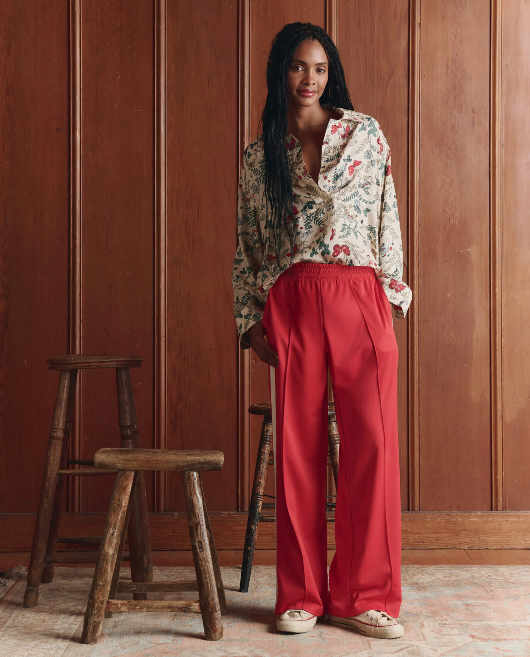 The Meadow Henley Top. -- Floating Butterfly - Image 4